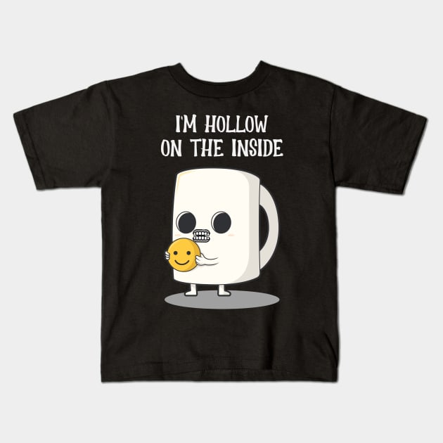 Hollow on the inside Kids T-Shirt by dflynndesigns